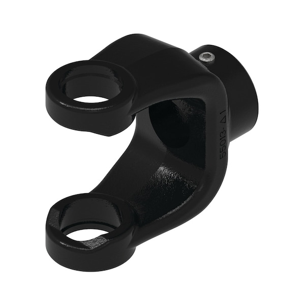 Round Bore Implement Yoke (w/ Keyway & Set Screw) 6" x4" x3"